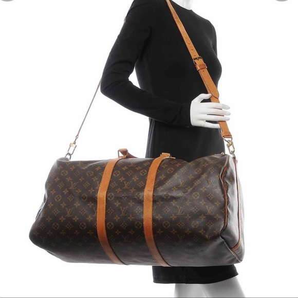 Louis Vuitton Handbags - Louis Vuitton Monogram Keepall Bandouliere 50 Boston Travel Duffle